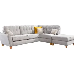 Best Ashton Small Corner Sofa with Chaise Footstool Corner Sofas | Sofas