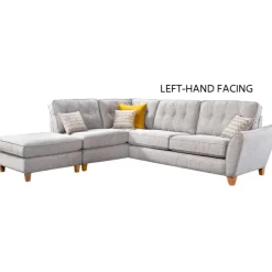 Best Ashton Small Corner Sofa with Chaise Footstool Corner Sofas | Sofas