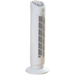 Discount 30" White Tower Fan Heating & Fans