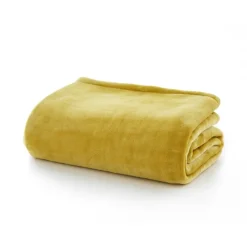 Outlet Hudson Ochre Throw Throws | Blankets, Throws & Bedspreads