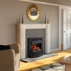 Discount Black Danville Optymyst Electric Fire Heating & Fans