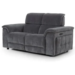 Hot Drake 2 Seater Power Recliner Sofa with Head Tilt Recliner Sofas | Sofas