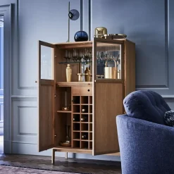 Discount Ballatta Drinks Cabinet Wine Cabinets | Kitchen Furniture