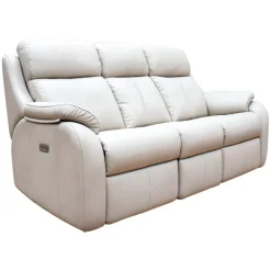 Sale Kingsbury 3 Seater Recliner with Headrest & Lumbar Function 3 Seater Sofas | Sofas