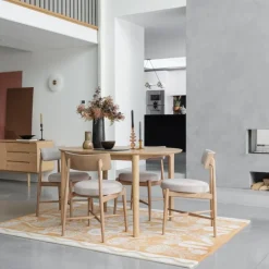 Best Winchester Oval Extending Dining Table and 4 Grey Flora Chairs Dining Sets