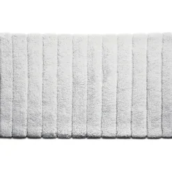 Best Bamboo Stripe Mat White Bath Mats