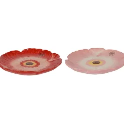 Fashion Assorted Dolomite Shiny Poppy Breakfast Plate Dinnerware
