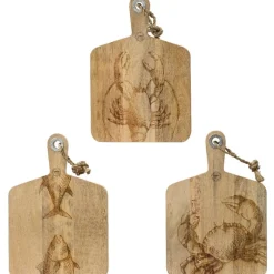 Sale Etched Sealife Mango Chopping Board Kitchen Utensils