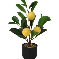 Best Faux Lemon Tree in Pot Artificial Flowers