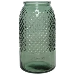 Best Green Diamond Large recycled glass Vase Vases & Bowls