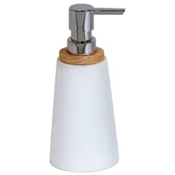 Outlet Sonata White Liquid Soap Dispenser Bathroom Accessories