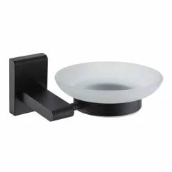 Outlet Unity Black Soap Dish Bathroom Accessories
